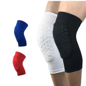 1Pc Knee pad/Short Leg Sleeve Honeycomb pattern - Great Calf Support