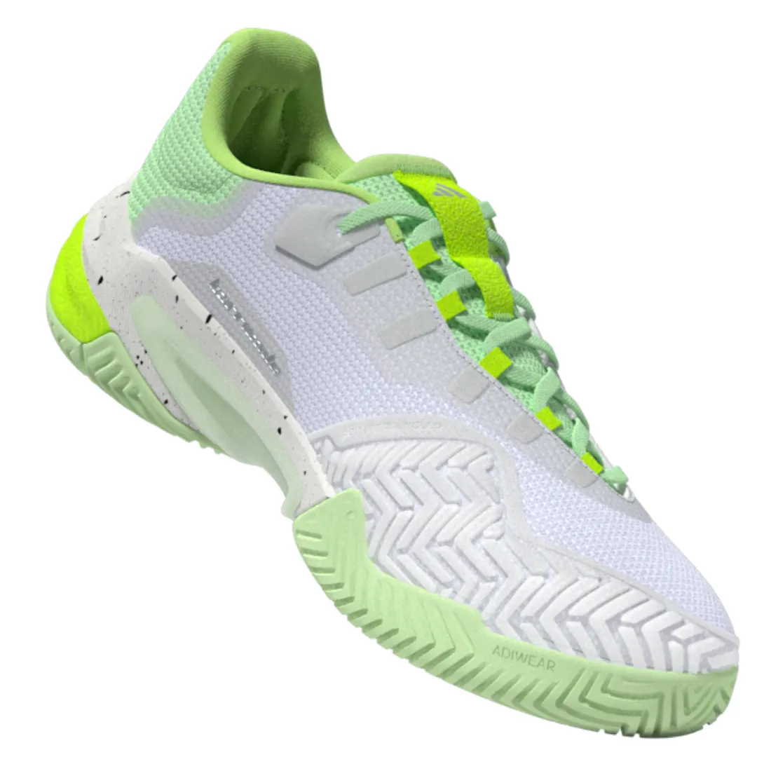 Adidas Barricade 13 Mens Tennis Shoes - White/Black/Green