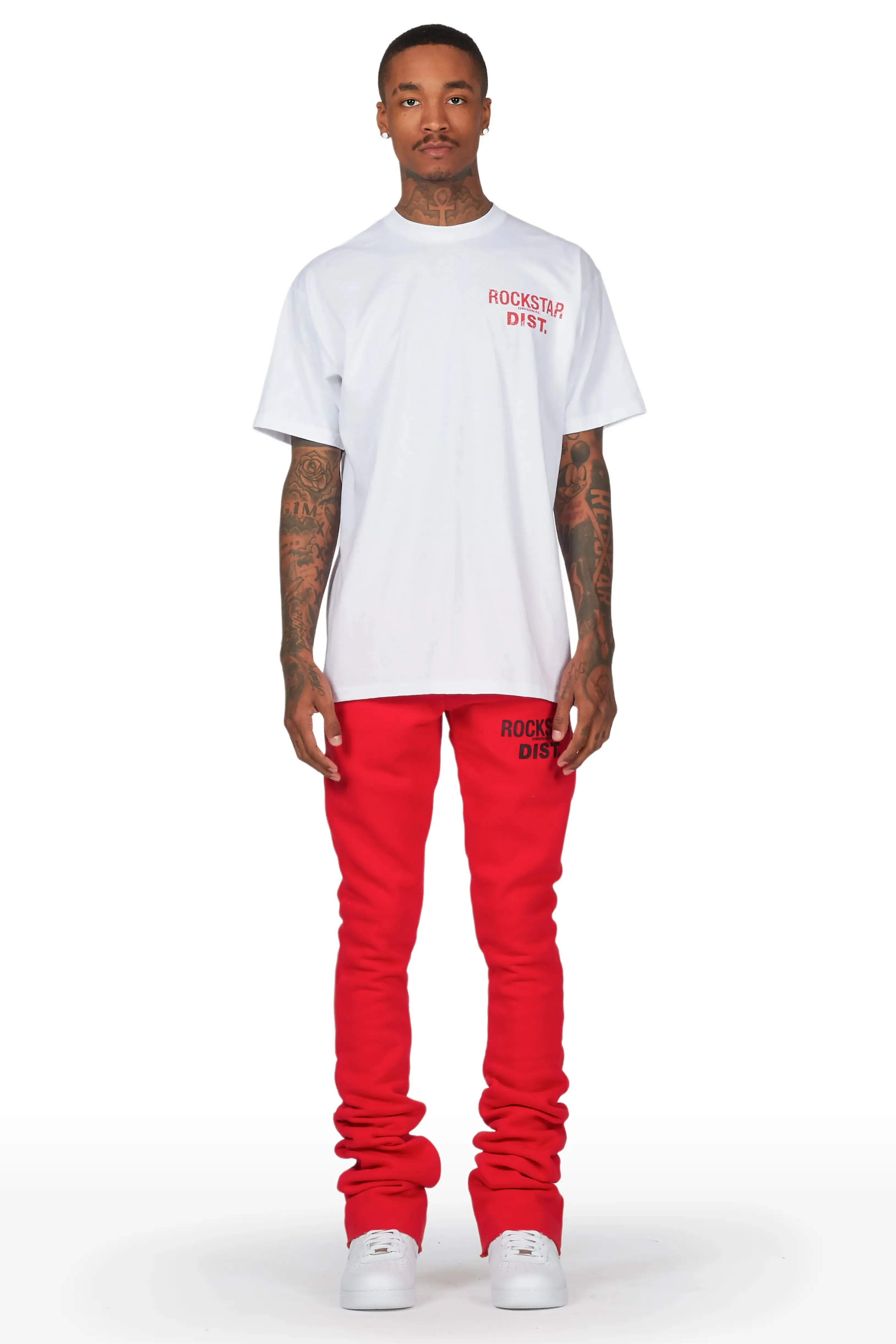 Alpine Red Super Stacked Trackpant