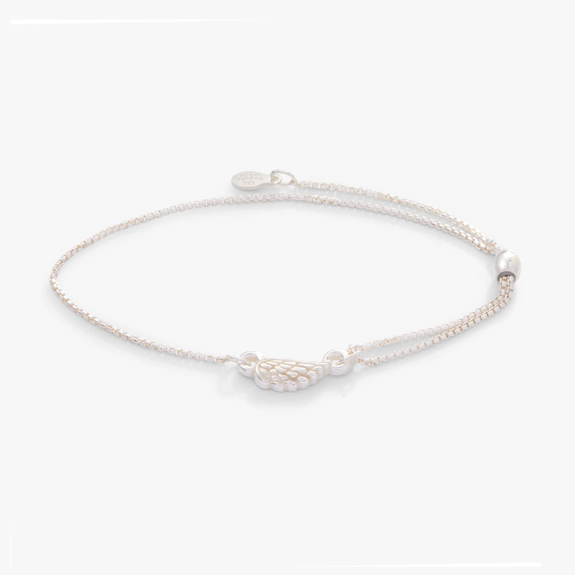 Angel Wing Pull Chain Bracelet