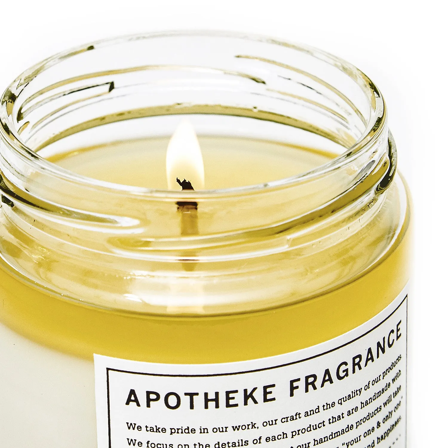 Apotheke Fragrance Glass Jar Candle "Tobacco Cedar"