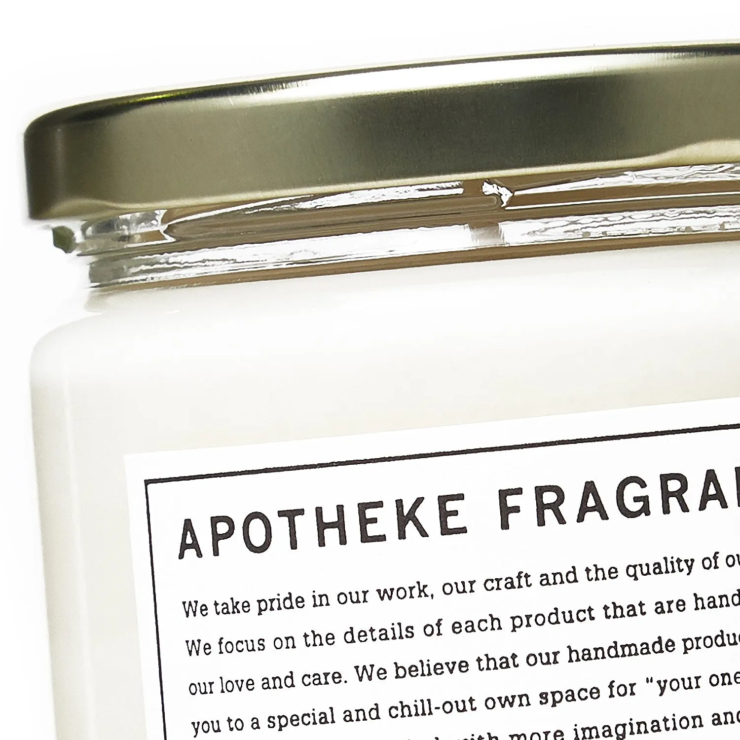 Apotheke Fragrance Glass Jar Candle "Tobacco Cedar"