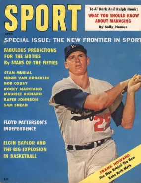 April 1961 SPORT Cover (Frank Howard, Los Angeles Dodgers)