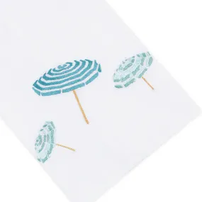 Aqua Beach Umbrella Tip Towel