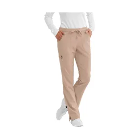 Barco Women's 3 Pocket Reliance Cargo Scrub Pant - New Khaki