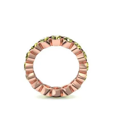 Beauty - Rosegold 750 - Peridot