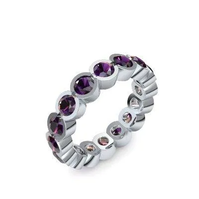 Beauty - Weißgold 585 - Amethyst