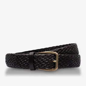 Brunello Cucinelli Braided Calfskin Belt