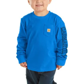 Carhartt Boys' Chest Pocket Logo Graphic Long Sleeve T-Shirt