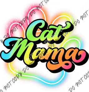 Cat Mama DTF Transfer