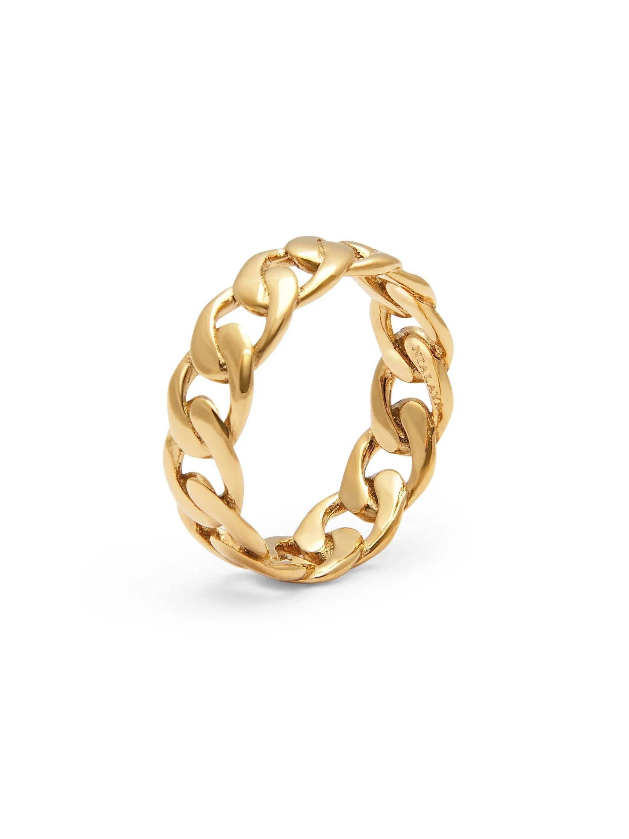 Chain Ring in Gold