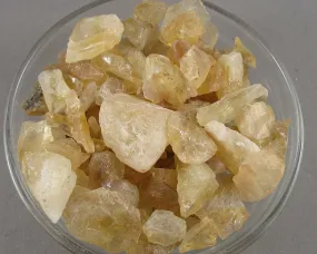 Citrine Crystal Chips Raw 100 grams H042**