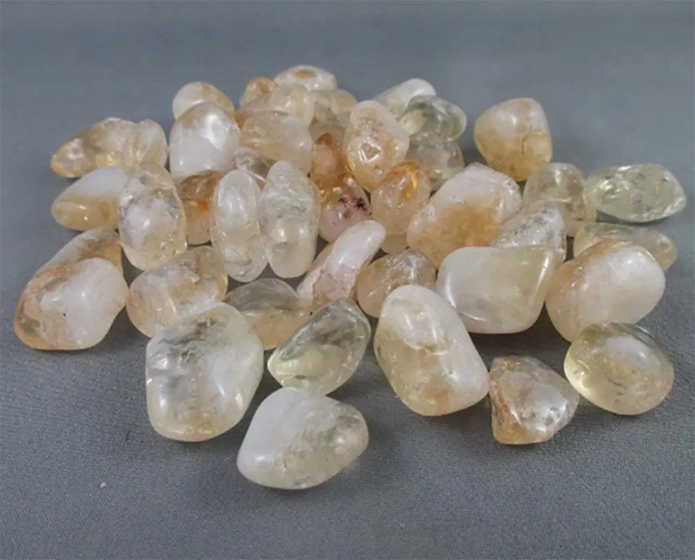 Citrine Polished Stones 5pcs J009**