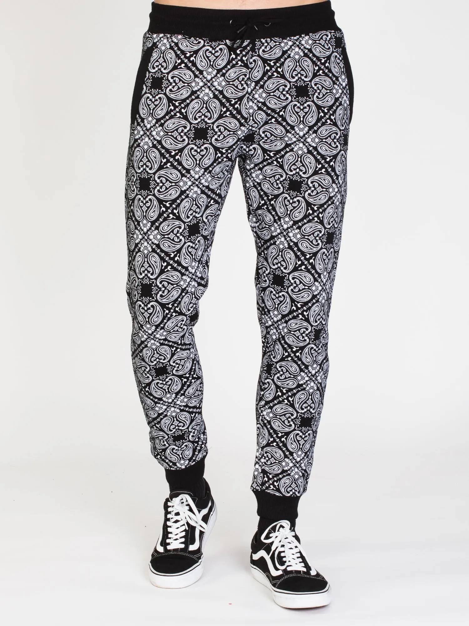 CROOKS & CASTLES BANDANA BANDUSA SWEATPANT  - CLEARANCE