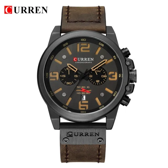 CURREN Top Brand Waterproof Sport Wrist Watch