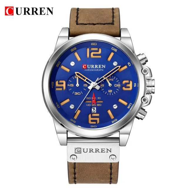 CURREN Top Brand Waterproof Sport Wrist Watch