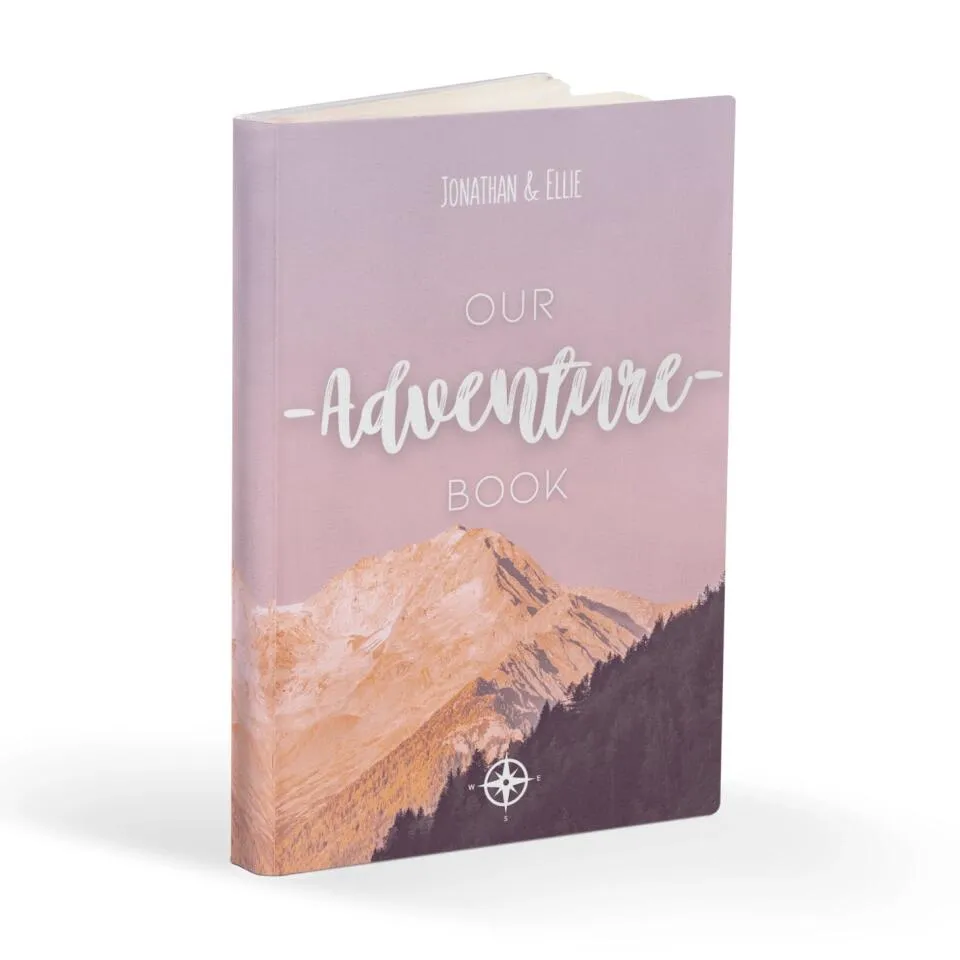 Custom Names Couple Adventure Book