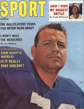 December 1961 SPORT Cover (Sam Huff, New York Giants)