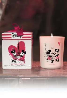 Disney Mickey & Minnie Love in Paris Natural Scented Candle