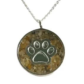 Dune Jewelry Paw Print Necklace