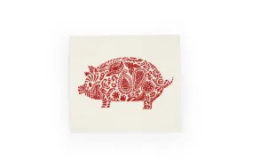 festive pig swedish cloth