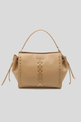 Frivolous M. Telma Shoulder Bag Tumbled Leather - Beige