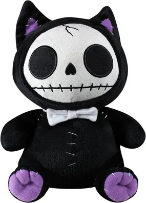 Furry Bones - Black Mao Mao Cat - Small Soft Plush Doll