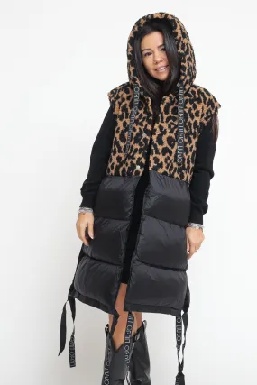 Gilet Imbottito Tedd - Brown Animalier