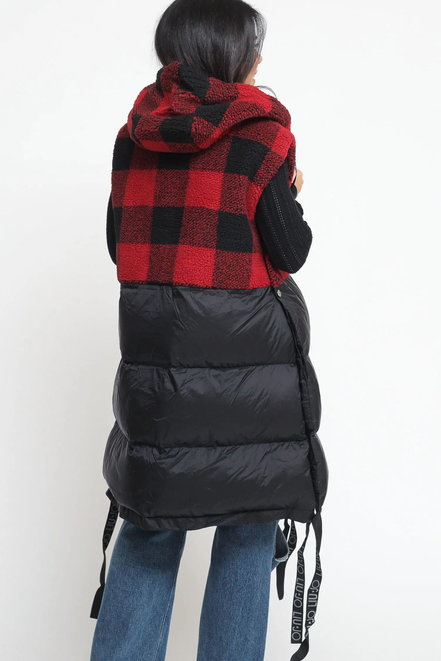 Gilet Imbottito Tedd - Rosso Nero