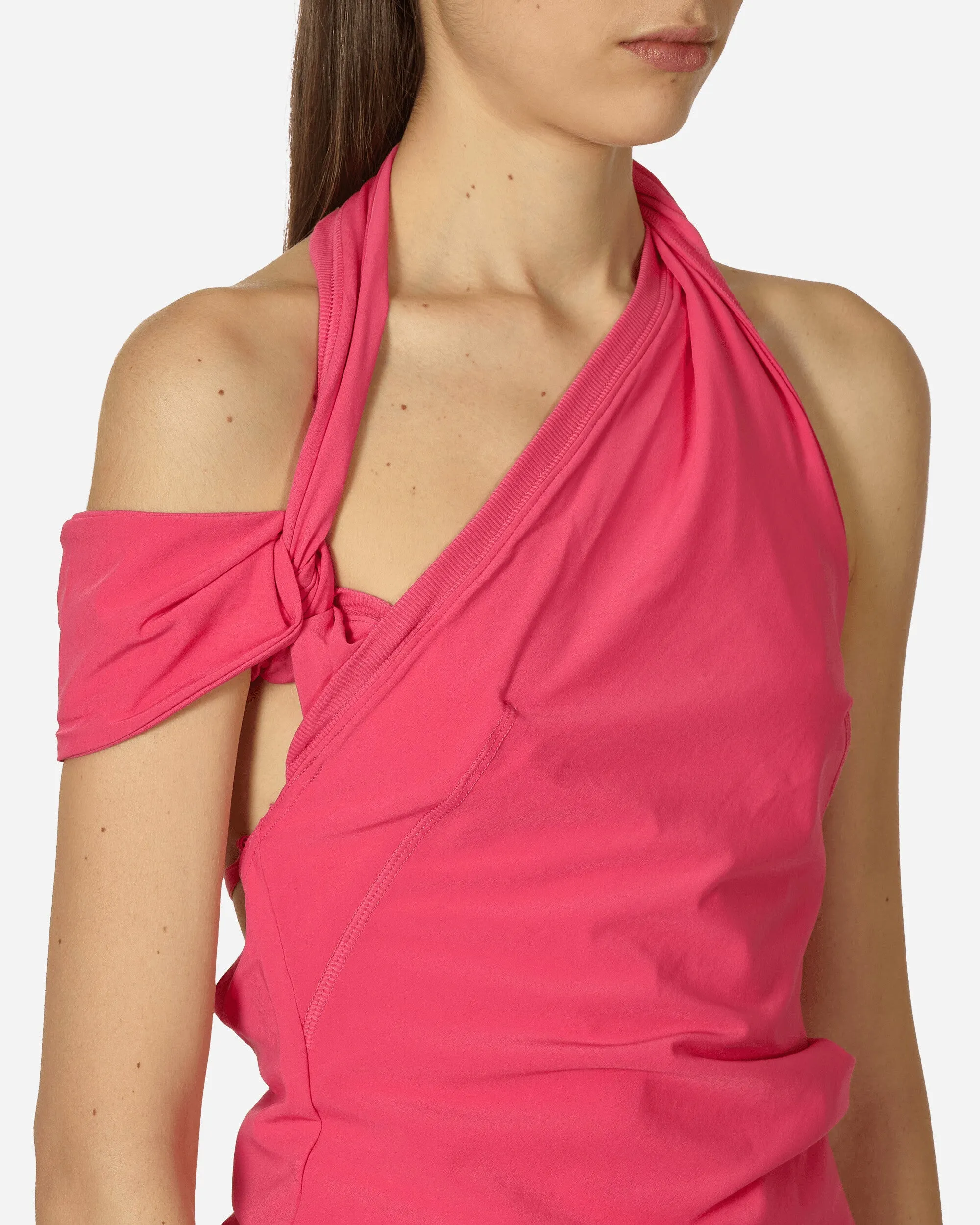 JACQUEMUS Jersey Dress Watermelon