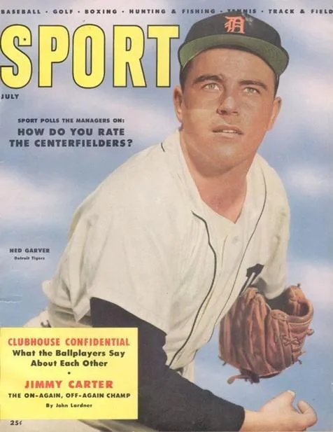 July 1955 Sport Cover (Ned Garver, Detroit Tigers)