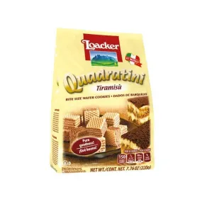 Loacker Quad Tiramisu Wafers 220g