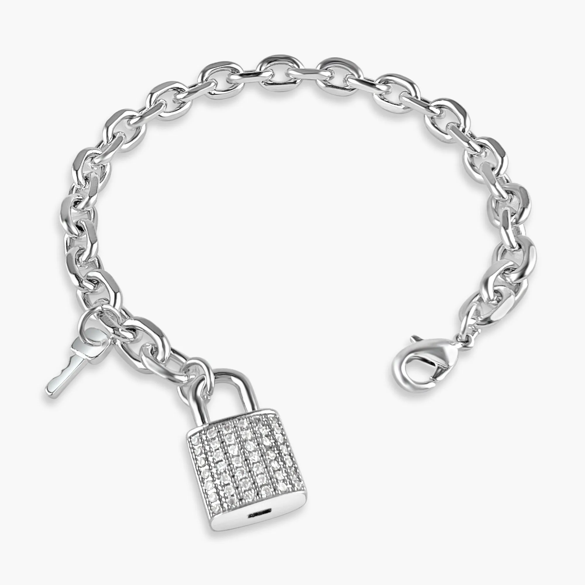 Lock Statement Bracelet