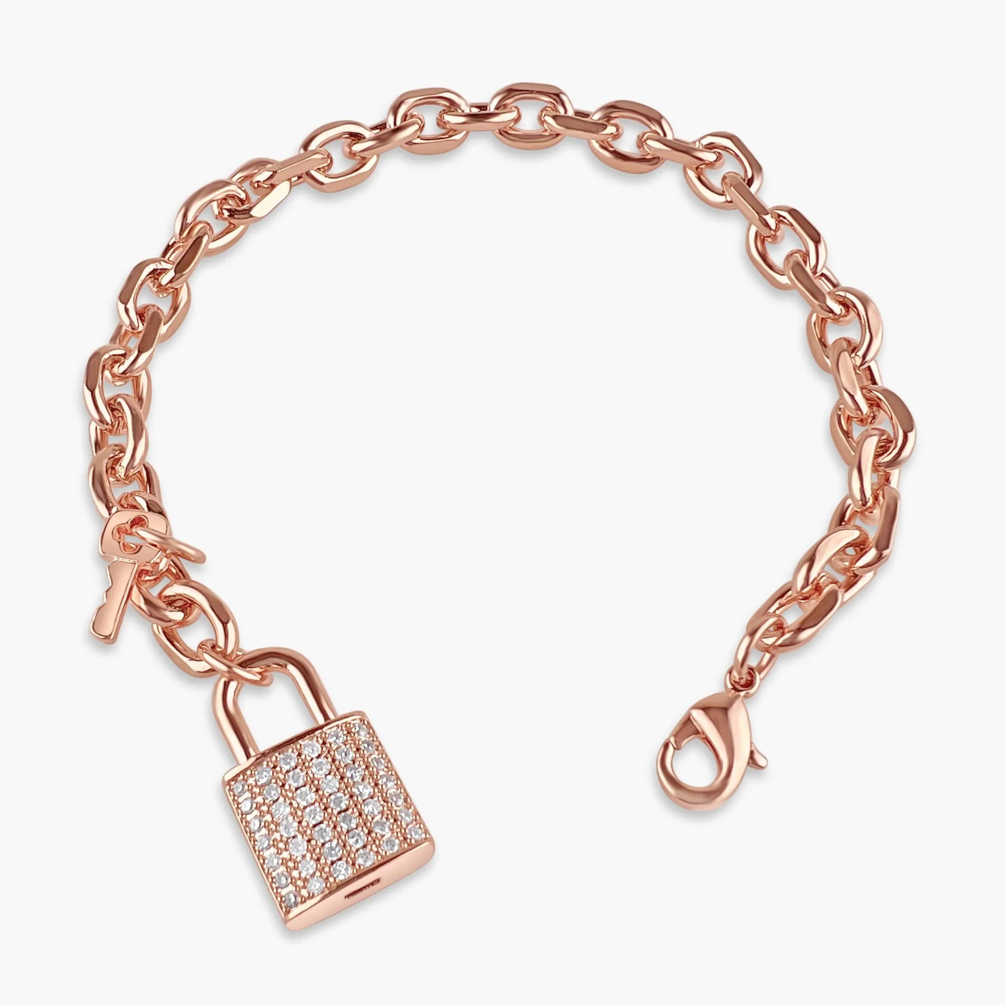 Lock Statement Bracelet