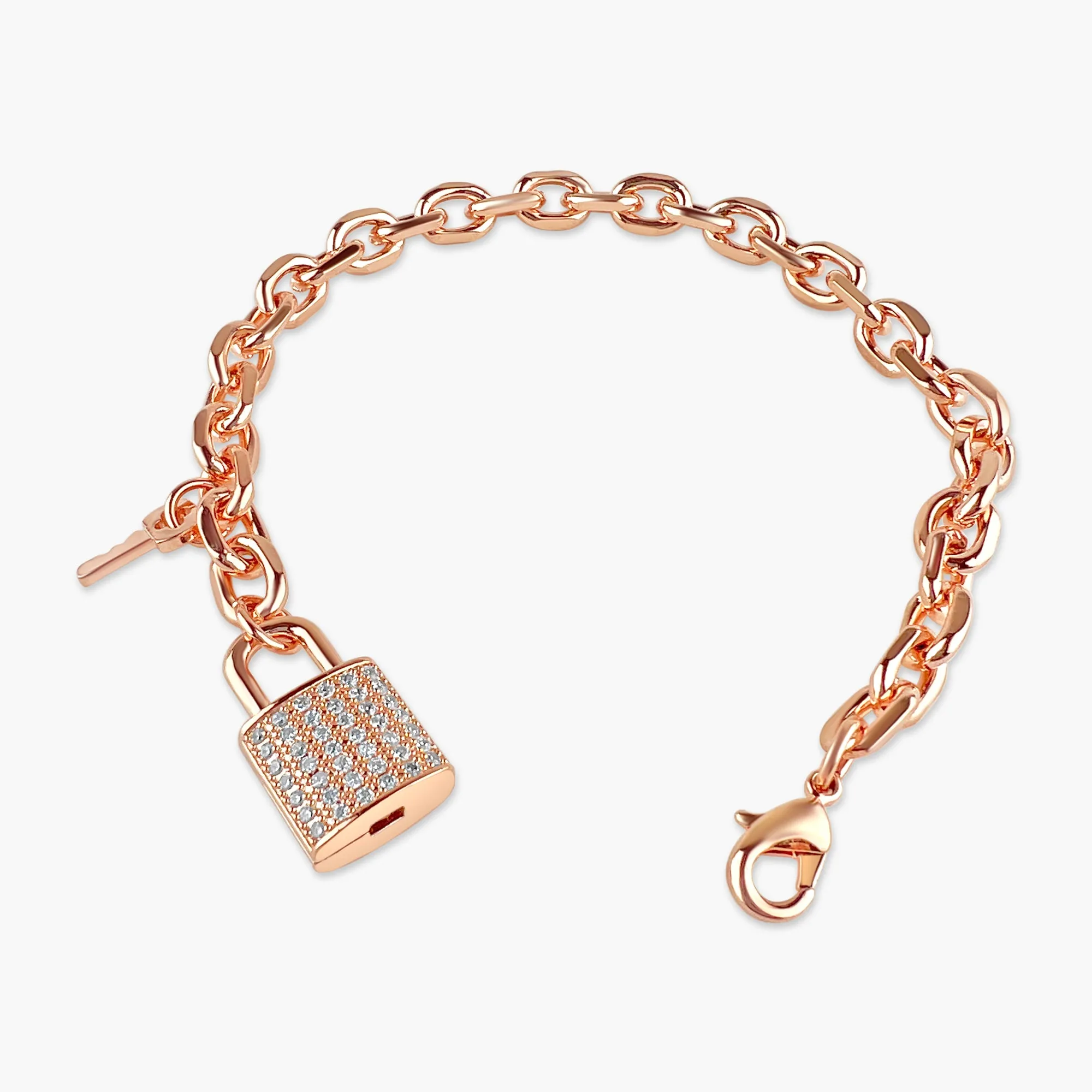 Lock Statement Bracelet