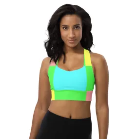 Longline sports bra Pastel