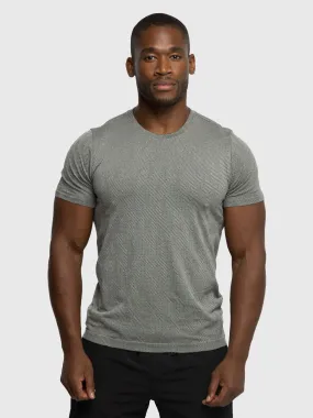 LULULEMON CAMO GRAPHITE GREY/WHITE METAL VENT BREATHE TEE