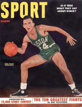 March 1953 Sport Cover (Bob Cousy, Boston Celtics)