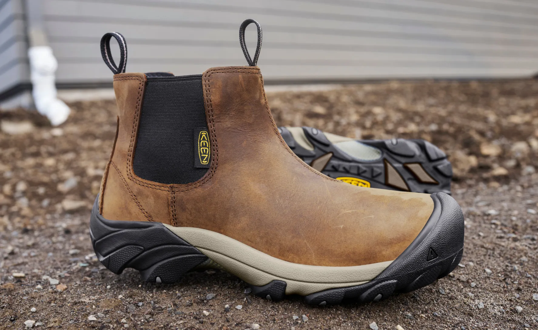 Men's Lansing Chelsea (Steel Toe)  |  Dark Earth/Black