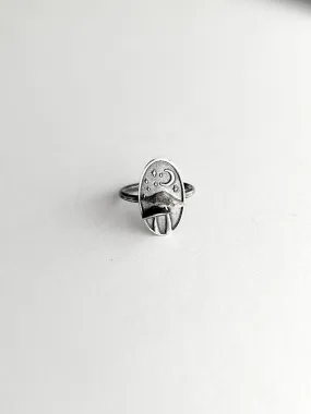 Mushroom Moon Ring