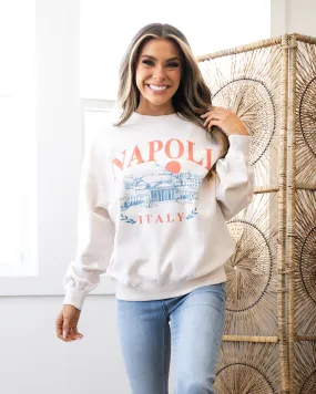 Napoli Italy Cream Sweatshirt