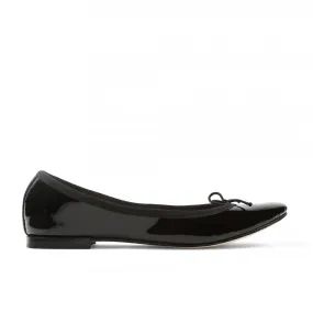 PATENT LEATHER BALLERINA BLACK