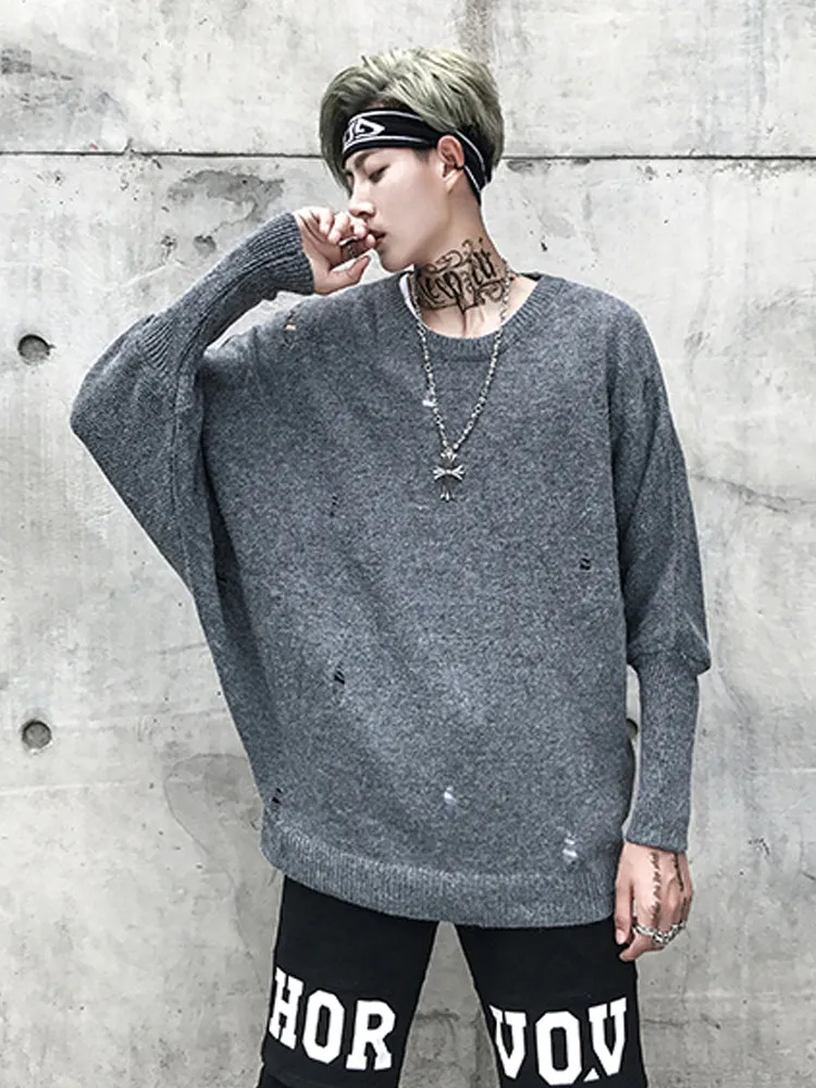 Peace Print Oversize Sweatshirt