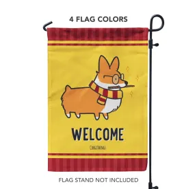 "Wizard" Corgi Garden Flag | 4 Colors