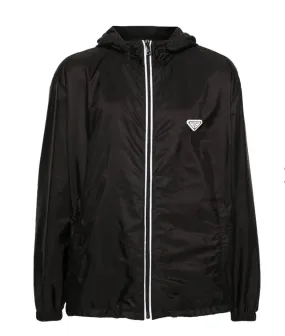 RE-NYLON HOODED JACKET