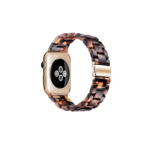 Rosetta Resin Watch Strap - Tortoise Shell - 42/44mm