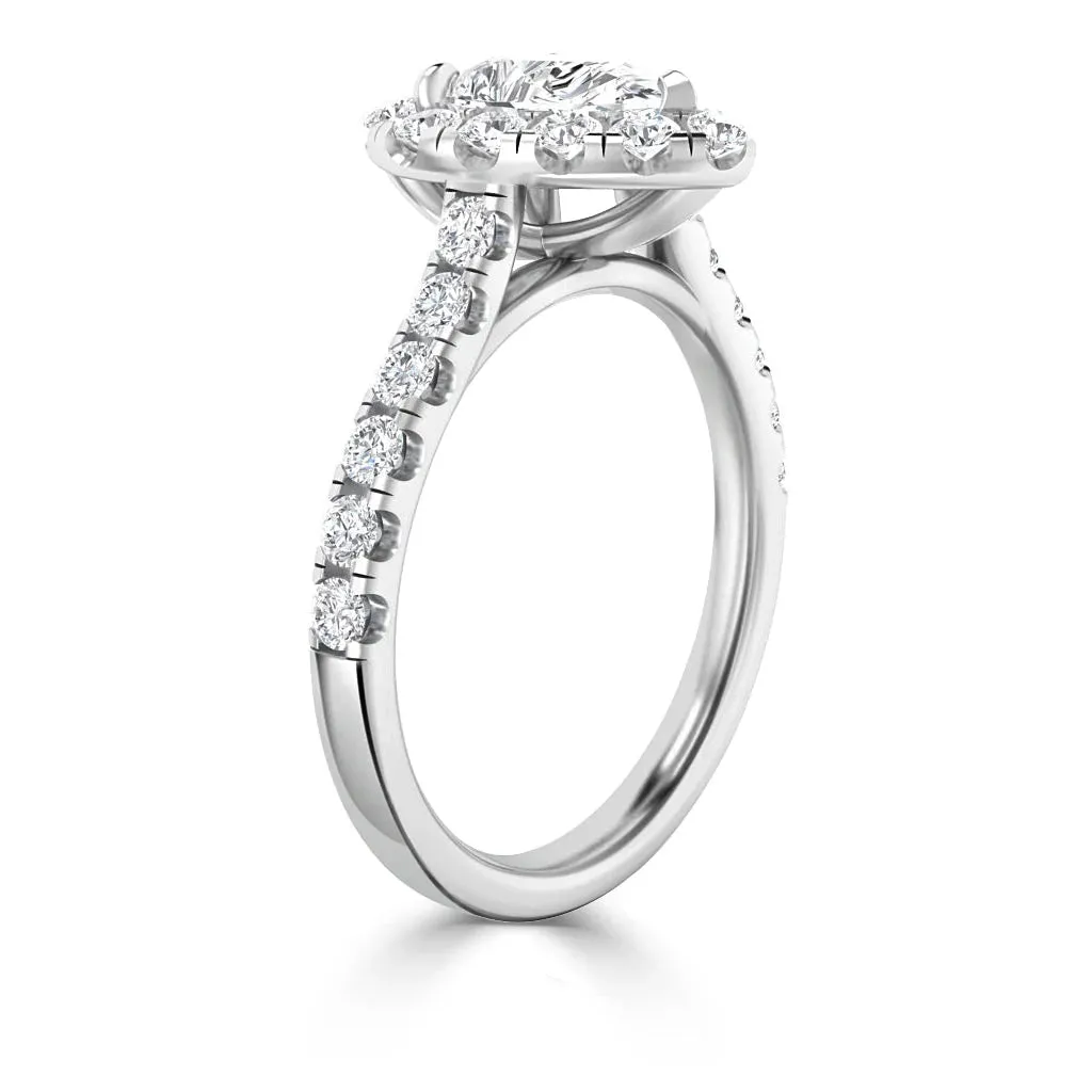 Sadie - 18ct White Gold - Pear