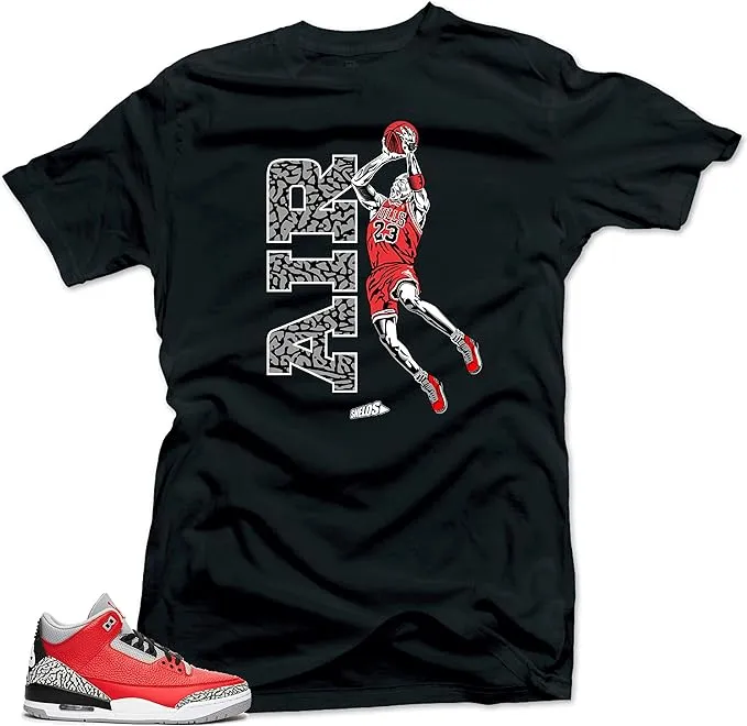 Shirt to Match Jordan 3 Red Cement - Air