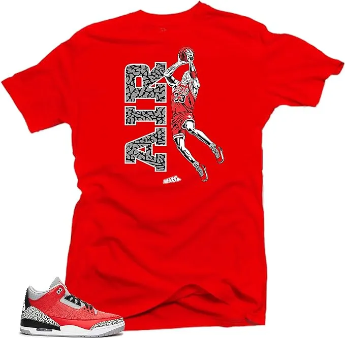 Shirt to Match Jordan 3 Red Cement - Air