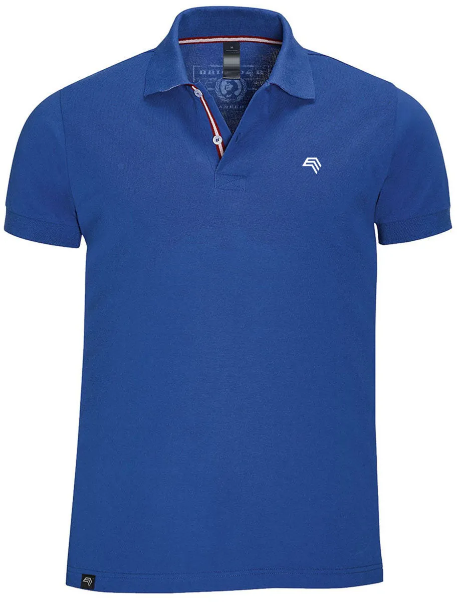 SLS 0576 ― Kontraststreifen Polo Shirt Patriot [S-2XL]